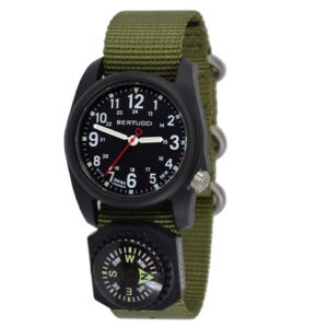 Watch, Dx3, Compass, 40mm Fiber Reinforced Unibody Case/ #97 Forest Band