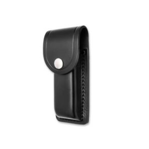 Pouch, Leather / Black / Large