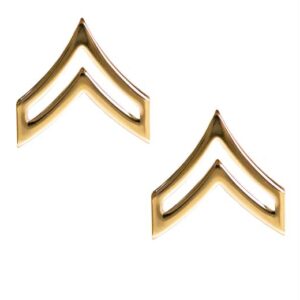Rank, USA, Polished Gold, E4/CPL