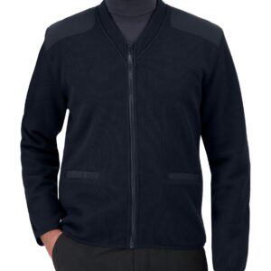 Sweater, V-Neck Commando, Fleece Lined, Full Zip