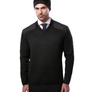 Sweater, V-Neck, Commando, Fleece Lined