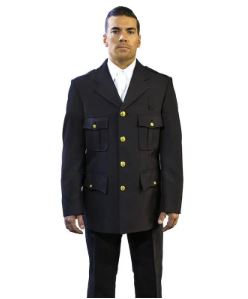210BLC – Single Breasted Coat, Poly/Wool Blend