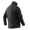 Pullover Shirt, Grid Fleece, 1/4 Zip, Color: Black - Image 2