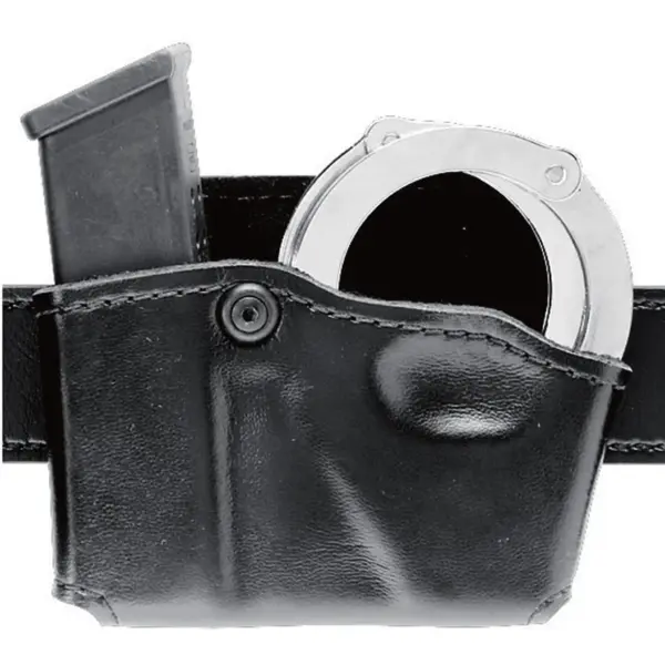 573 MAG AND CUFF POUCH, OPEN TOP, BLK - STX Plain