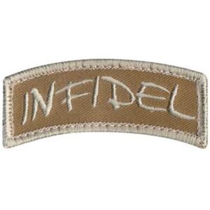 Patch, Infidel, Moral Patch with Velcro