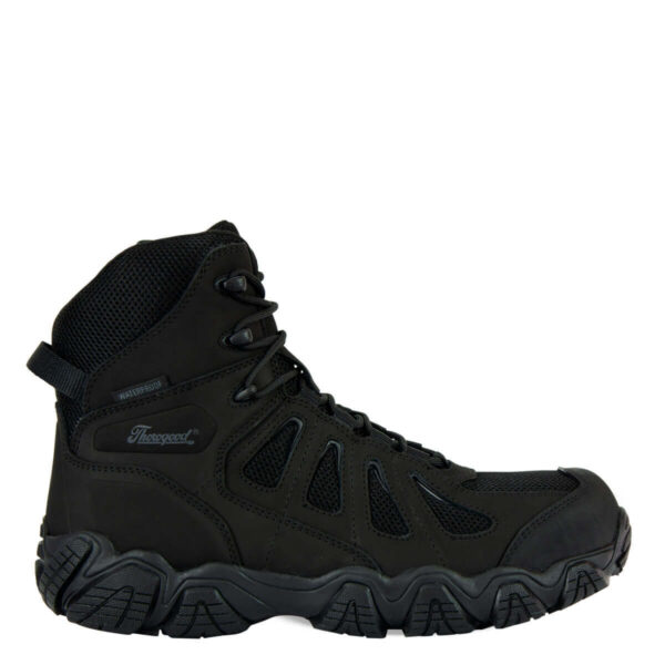 Boots, 6" CrossTrex, by Thorogood, Side Zip, Waterproof, Color: Black
