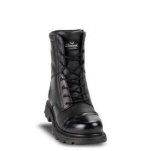 Boots, 8" Jump, by Thorogood, Side Zip,  Color: Black