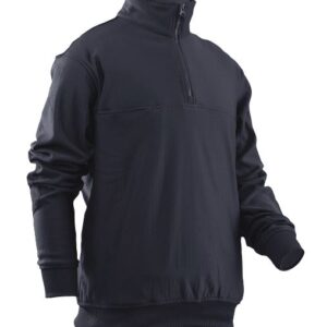 Job Shirt, Grid Fleece, 1/4 Zip, Color: Midnight Navy