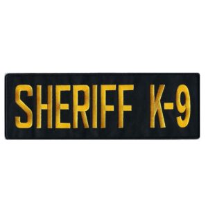 Patch, Sheriff K-9, 3.5" x 10.5"