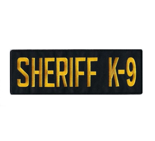 Patch, Sheriff K-9, 3.5" x 10.5"