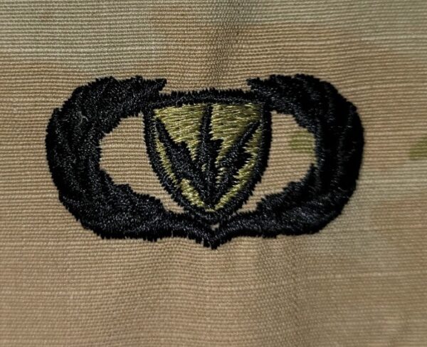 Qualification Badge, New York Guard Commo, OCP  (Sew On), Single Patch