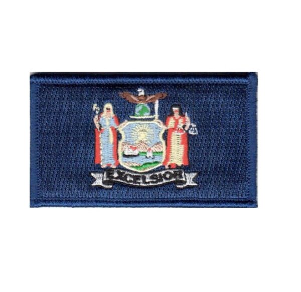 Patch, New York Flag w/Velcro
