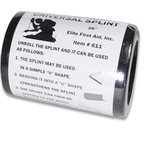 Universal Splint Black 4″x36″