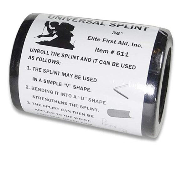 Universal Splint Black 4″x36″