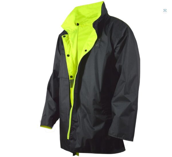 Rain Parka, LBPJRV-C3, Reversible Waterproof / HIV/Black