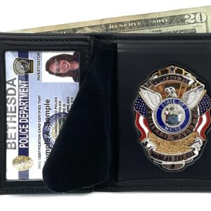 Wallet, 104, Badge Holder with 5 CC Slots
