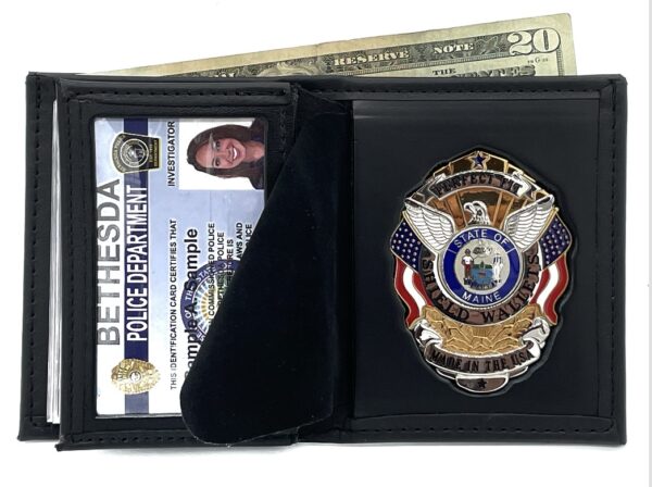 Wallet, 104, Badge Holder with 5 CC Slots