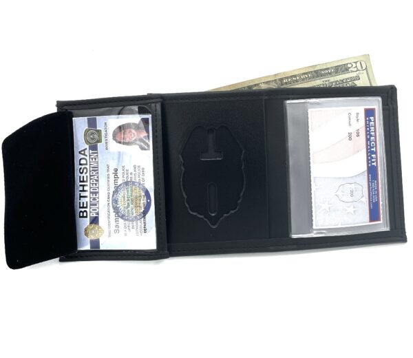 Wallet, 105, Recessed Badge w/CC Slots