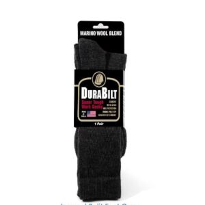 Socks, Morino Wool/Polypropylene Blend, by Pickett Hosiery, Color: Charcoal