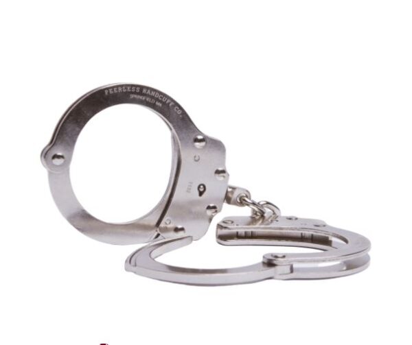 Handcuffs, Peerless Model 700C Chain Link - Nickel Finish