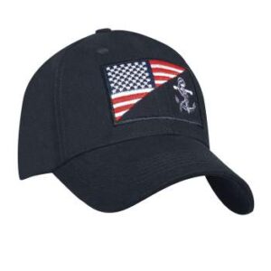 Hat, US Navy Anchor / Flag Low Profile
