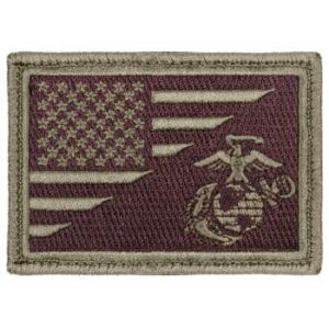 Patch, American Flag-USMC (Subdued)