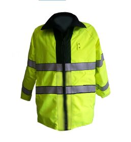 Typhoon Rain Jacket, Reversible BLK / Hi-Vis