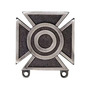 Badge, USA Qualification, Sharpshooter, Finish: Silver Oxidized
