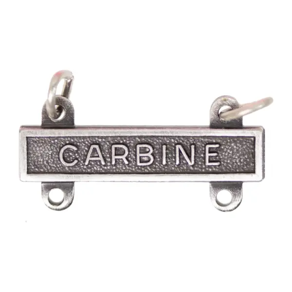 Bar, USA Qualification: CARBINE, Finish: Silver Oxidized