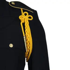 Shoulder Cord, US Army, 2720 Gold Rayon w/ Brass Tip