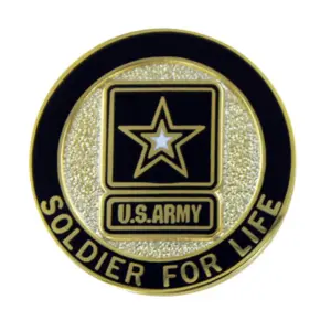 Lapel Pin, USA, Soldier for Life - Veteran