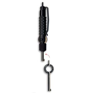 Handcuff Key Extension Tool with 2 Cuff Keys Pocket – Black