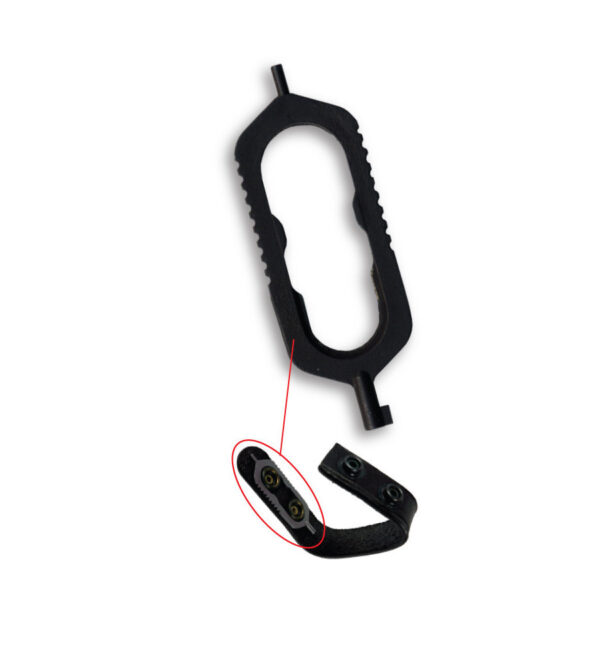 Handcuff Key, Belt Keeper Concealed Key Removable – Black