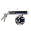 Key Chain, Thin Blue Line - Image 3