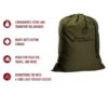 Barracks Bag, OD Green, 24"x32" - Image 2