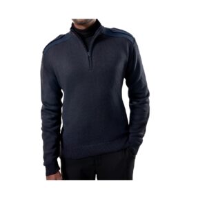 Sweater, Quarter Zip Mock Neck