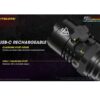 Flashlight, Nitecore P20i 1800 Lumen USB-C Rechargeable LED - Image 4