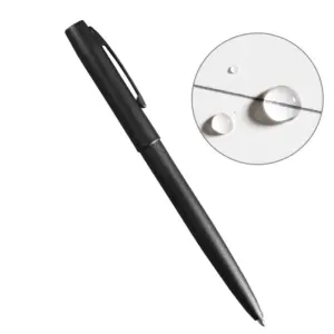 Pen, Black Metal Clicker/  #97 / Black Ink