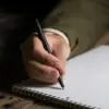 Pen, Black Metal Clicker/  Black Ink - Image 2