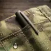 Pen, Flat Dark Earth Metal Clicker/  #FDE97 / Black Ink - Image 3