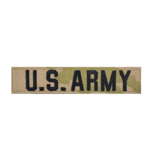Branch Tape, U.S. ARMY, 5" w/Hook / OCP / 2 Pack