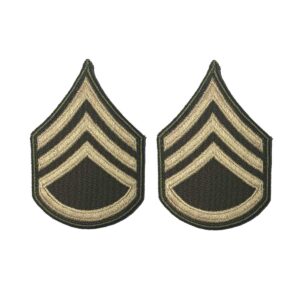 Patch, USA Rank, AGSU, E6/SSG (Set of 2) / Large