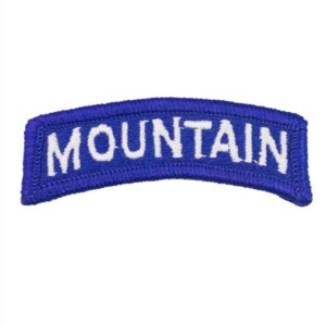 Patch, USA, Mountain TAB - 2 Pack - Colored