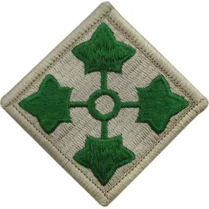 Patch, USA, 4 INF DIV - 2 Pack