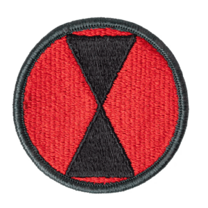 Patch, USA, 7 INF DIV - 2 Pack