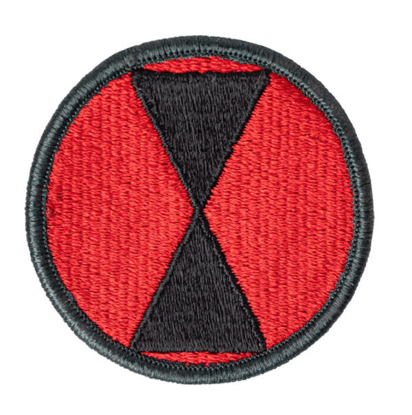 Patch, USA, 7 INF DIV - 2 Pack