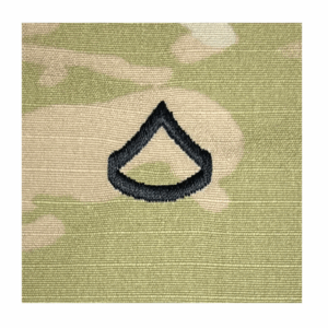 Patch, USA Rank, OCP Sew On, E3/PFC (2 Pack)