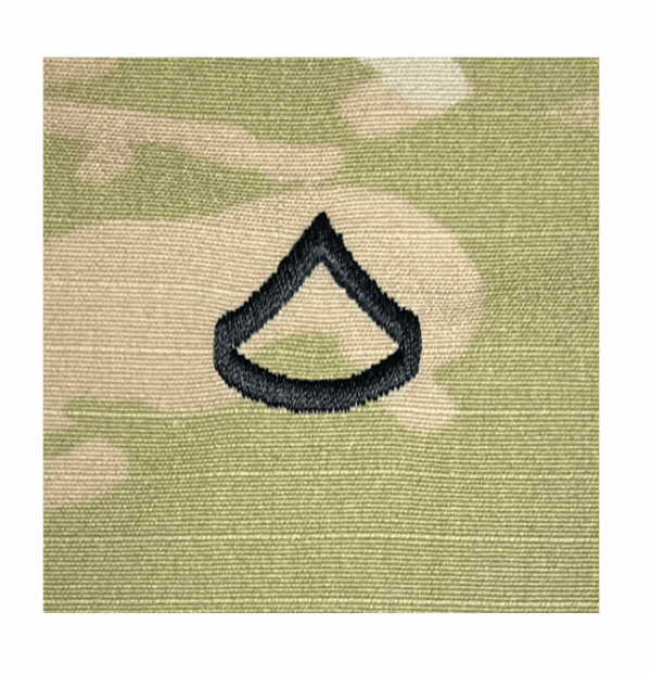Patch, USA Rank, OCP Sew On, E3/PFC (2 Pack)