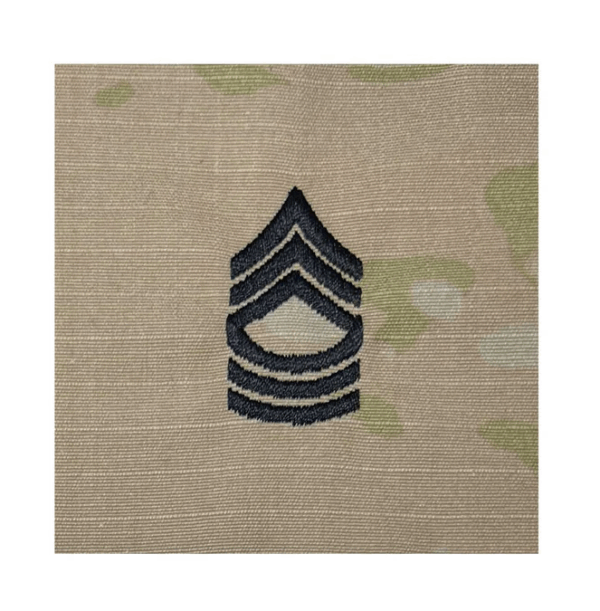 Patch, USA Rank, OCP Sew On, E8/MSG (2 Pack)