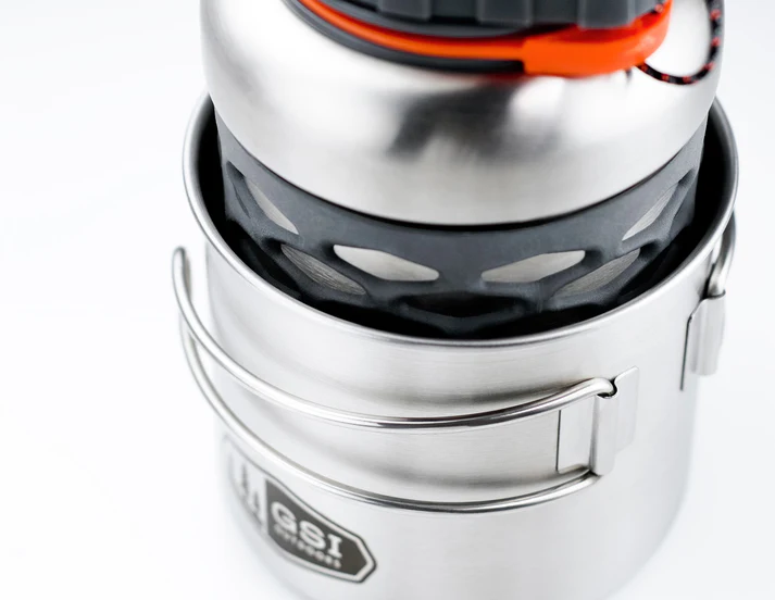 Cup, Space Saver, by GSI Outdoors, Stainless Steel, 24oz - Image 3